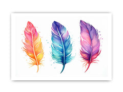 Boho Feathers Art 2 Canvas Art Print