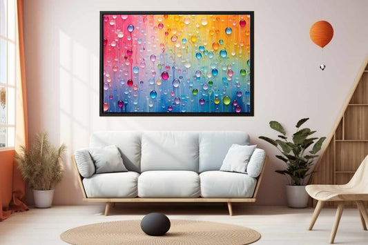 Rain Oil Canvas Art Print