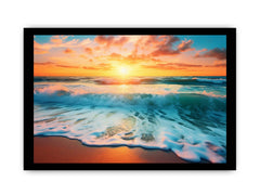 Sunset Beach Canvas Art Print