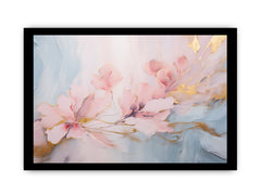 Flower Fine Art marble  Canvas Art Print