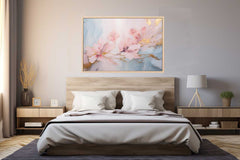 Flower Fine Art marble  Canvas Art Print