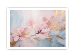 Flower Fine Art marble  Canvas Art Print