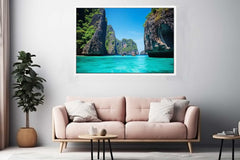 Phi Phi Island Thailand Canvas Art  Print