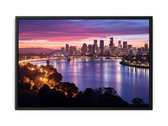 Brisbane River Canvas Art Print