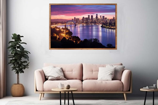 Brisbane River Canvas Art Print