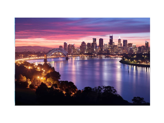 Brisbane River Canvas Art Print