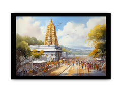 Tirupati Balaji Temple Canvas Art Print