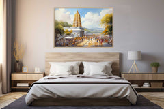 Tirupati Balaji Temple Canvas Art Print