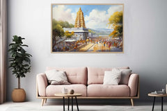 Tirupati Balaji Temple Canvas Art Print