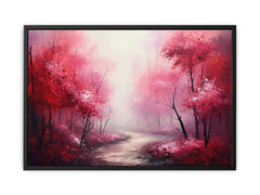 Red Forest Canvas Art Print