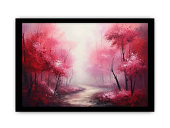 Red Forest Canvas Art Print