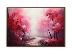 Red Forest Canvas Art Print
