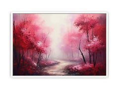 Red Forest Canvas Art Print