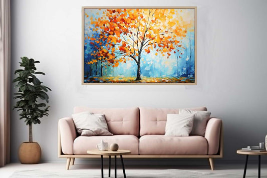 Sunny Maple Tree Canvas Art Print