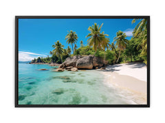 Seychelles Island Canvas Art Print