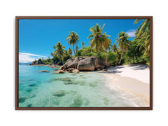 Seychelles Island Canvas Art Print