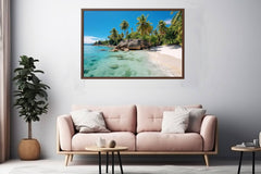 Seychelles Island Canvas Art Print