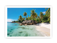 Seychelles Island Canvas Art Print