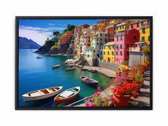 Cinque Terre in Italy Canvas Art Print