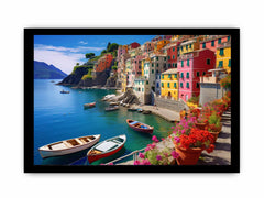Cinque Terre in Italy Canvas Art Print