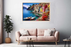Cinque Terre in Italy Canvas Art Print