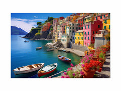 Cinque Terre in Italy Canvas Art Print