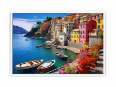 Cinque Terre in Italy Canvas Art Print
