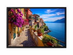 Cinque Terre in Italy Art Canvas Art Print