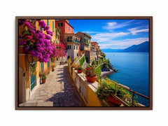 Cinque Terre in Italy Art Canvas Art Print
