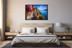 Cinque Terre in Italy Art Canvas Art Print