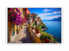 Cinque Terre in Italy Art Canvas Art Print