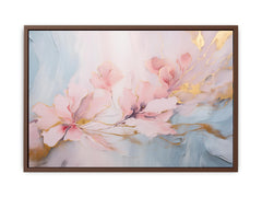 Flower Fine Art marble  Canvas Art Print