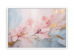 Flower Fine Art marble  Canvas Art Print