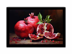 Pomegranate  Painting Canvas Art Print