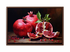 Pomegranate  Painting Canvas Art Print