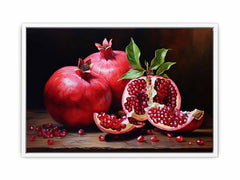 Pomegranate  Painting Canvas Art Print