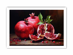 Pomegranate  Painting Canvas Art Print