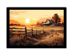 Country Landscape Art Painting
