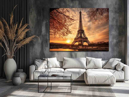 Eiffel Tower Canvas  Painting  Print