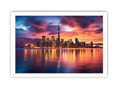 Toronto Art Canvas Art  Print Painting