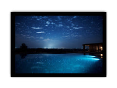 Dream House Galxy stars Artwork Canvas Art Print