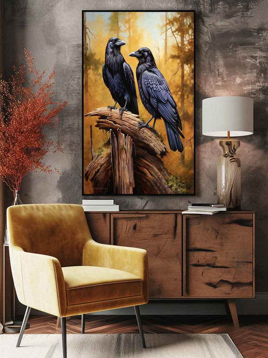 Ravens  Canvas Painitng Print
