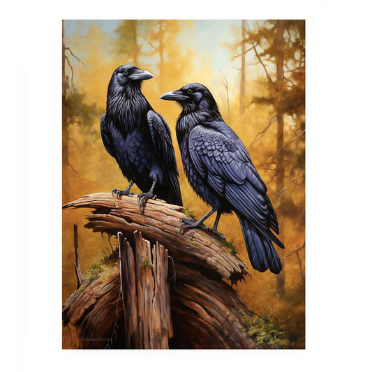 Ravens  Canvas Painitng Print