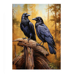Ravens  Canvas Painitng Print