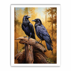 Ravens  Canvas Painitng Print
