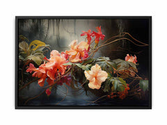 Flower Botanical Art Canvas Art Print