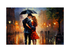 Couple Art Painting Canvas Art Print