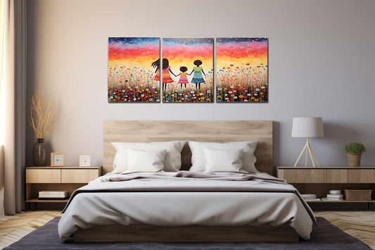 Kids Colorful Art Painting Canvas Art Print