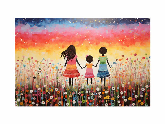 Kids Colorful Art Painting Canvas Art Print