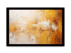 Abstract Brown Painting Canvas Art Print